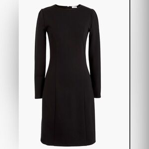 J Crew Black long sleeve dress NWT